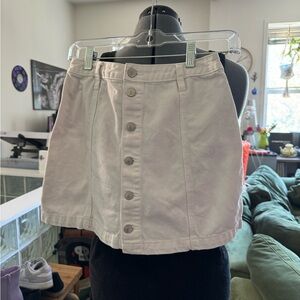 Abercrombie and fitch front button skirt